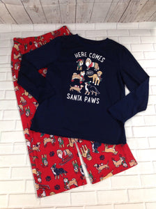 JAMMIES Red & Navy Christmas Sleepwear