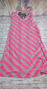 JENNA JESSIE Pink & Gray Dress