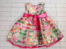JESSICA ANN Pink & Green Dress