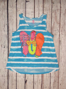 JK Blue & White Top