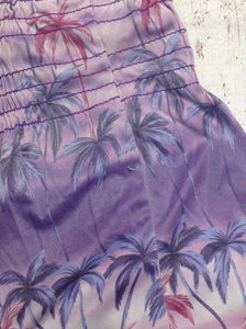 JOEY B Pink & Purple PALM TREES Dress