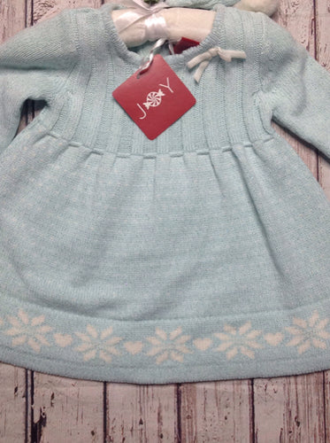 JOY White & Light Green Dress