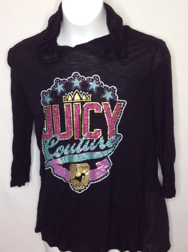 JUICY COUTORE Black Print Top