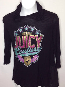 JUICY COUTORE Black Print Top