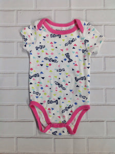 JUICY COUTORE White Print Onesie