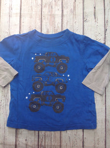 JUMPING BEANS BLUE & GRAY Top
