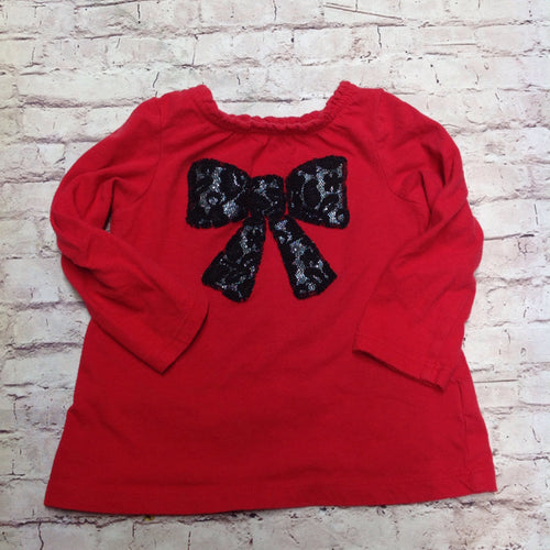 JUMPING BEANS Barn Red Top