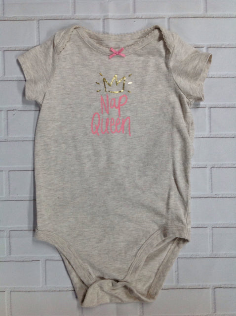 JUMPING BEANS Beige & Pink Top