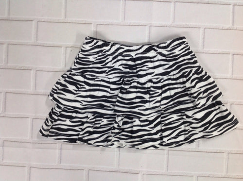 JUMPING BEANS Black & White Zebra Skort