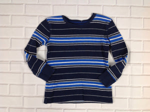 JUMPING BEANS Blue & White Stripe Top