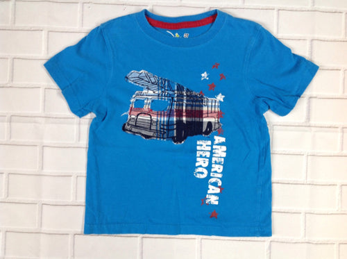 JUMPING BEANS Blue Print Top