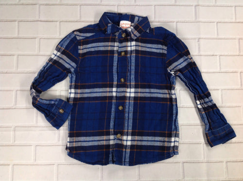 JUMPING BEANS Blue Print Top