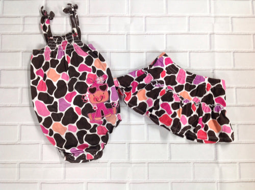 JUMPING BEANS Brown & Pink 2 PC Outfit