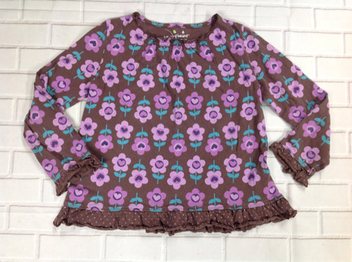 JUMPING BEANS Brown Print Top