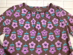 JUMPING BEANS Brown Print Top