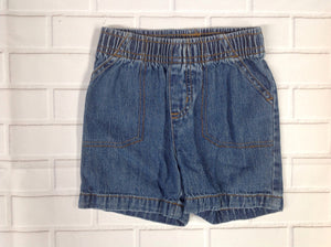 JUMPING BEANS DENIM & BROWN STITCHING Shorts