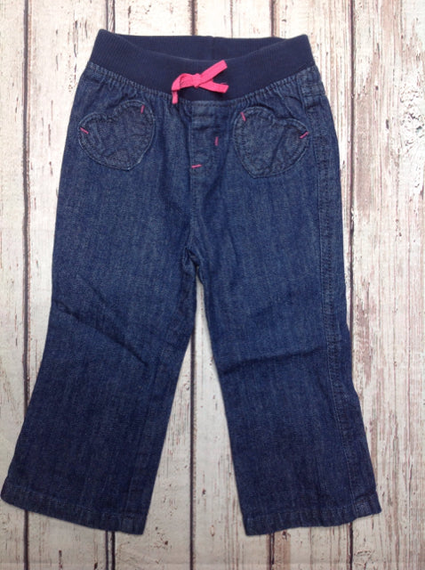 JUMPING BEANS Denim & Pink Pants