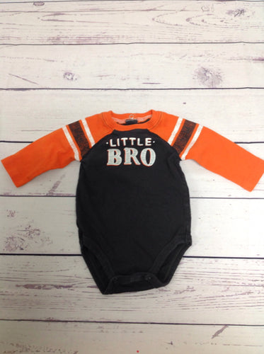 JUMPING BEANS GRAY & ORANGE Top