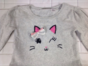 JUMPING BEANS GRAY PRINT Cat Dress