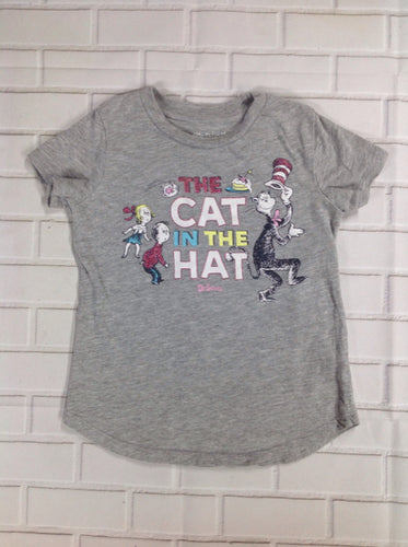 JUMPING BEANS GRAY PRINT Cat in the Hat Top