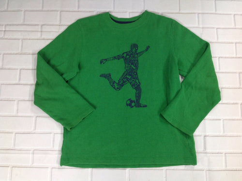 JUMPING BEANS Green Print Soccer Top