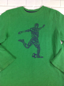 JUMPING BEANS Green Print Soccer Top