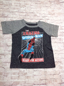 JUMPING BEANS Grey Spiderman Top