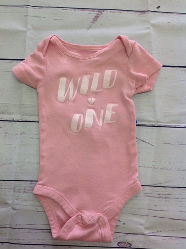 JUMPING BEANS PINK PRINT Onesie