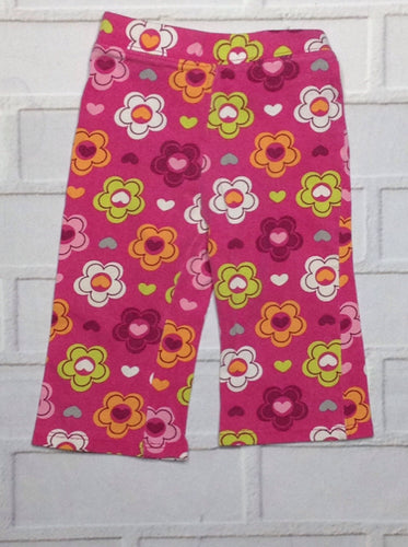 JUMPING BEANS Pink & Green Pants