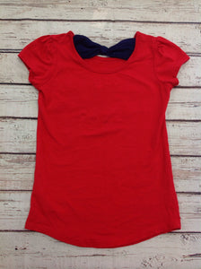 JUMPING BEANS Red & Navy Top