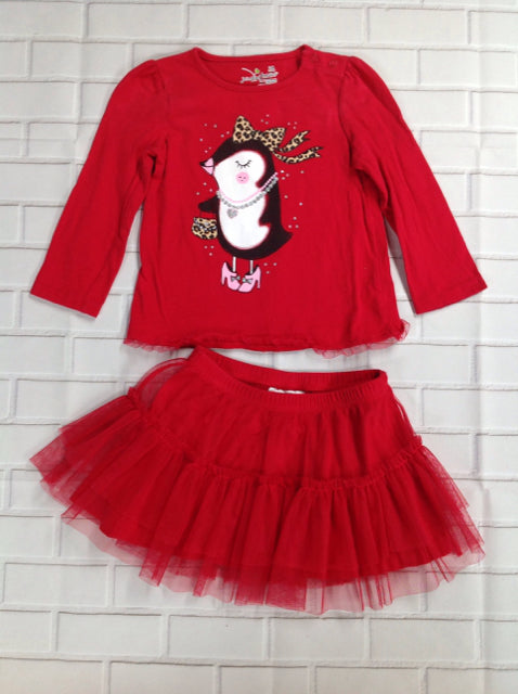 JUMPING BEANS Red 2 PC Outfit