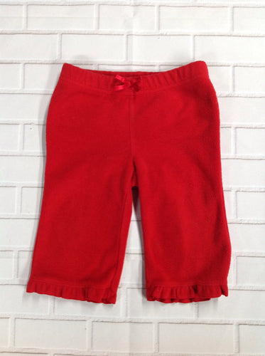 JUMPING BEANS Red Fleece Pants