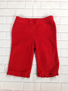 JUMPING BEANS Red Fleece Pants