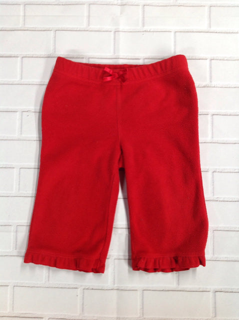 JUMPING BEANS Red Fleece Pants