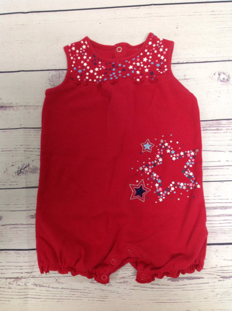 JUMPING BEANS Red Print One Piece