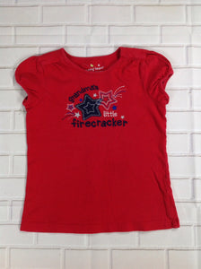 JUMPING BEANS Red Print Top