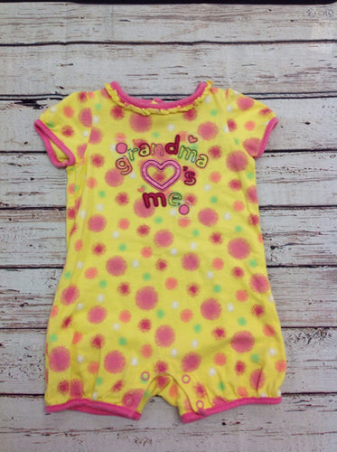 JUMPING BEANS Yellow Print One Piece