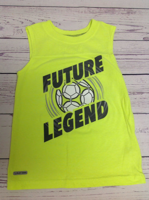 JUMPING BEANS Yellow Print Soccer Top