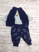 JUST ONE YOU BLUE & GRAY 3 PC Outfit