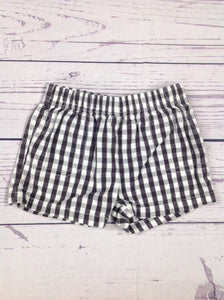 JUST ONE YOU Black & White Checkered Shorts
