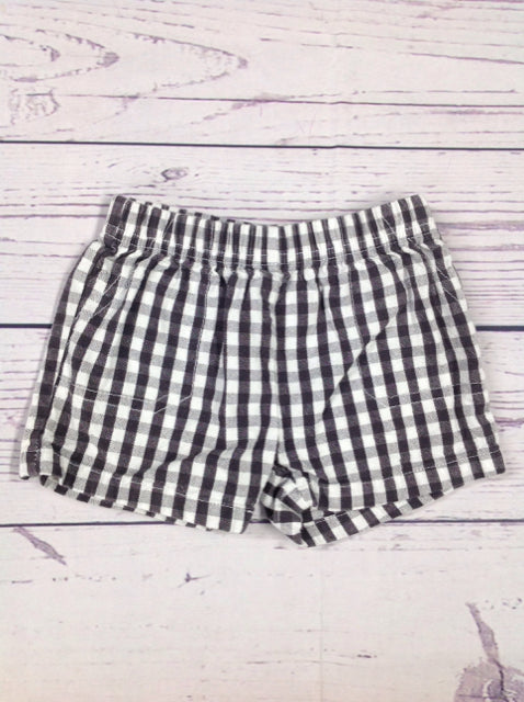 JUST ONE YOU Black & White Checkered Shorts