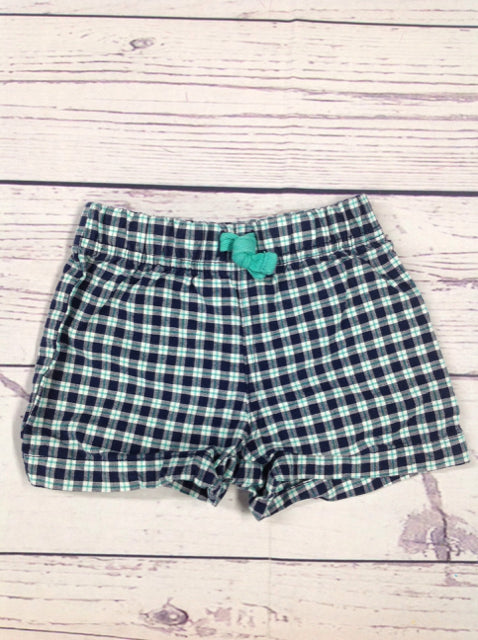 JUST ONE YOU Blue & Green Checkered Shorts