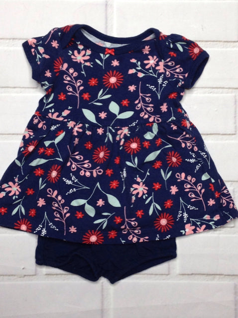 JUST ONE YOU Blue & Pink Dress