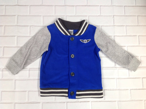 JUST ONE YOU Blue Airplanes Top