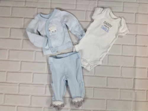 JUST ONE YOU Blue Print 3 PC Outfit