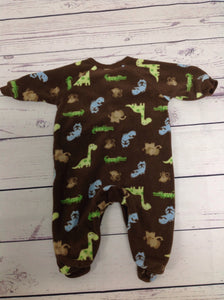 JUST ONE YOU Brown Print One Piece