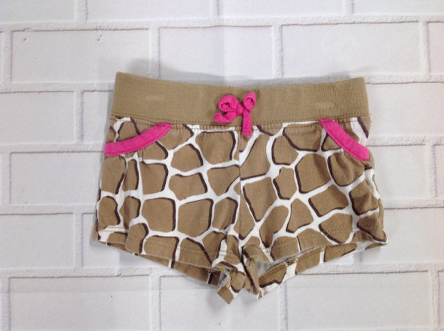 JUST ONE YOU Brown Print Shorts