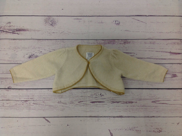 JUST ONE YOU Cream & Gold Sweater