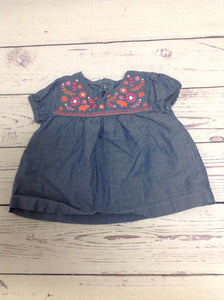 JUST ONE YOU Denim Print Top