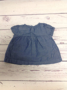 JUST ONE YOU Denim Print Top